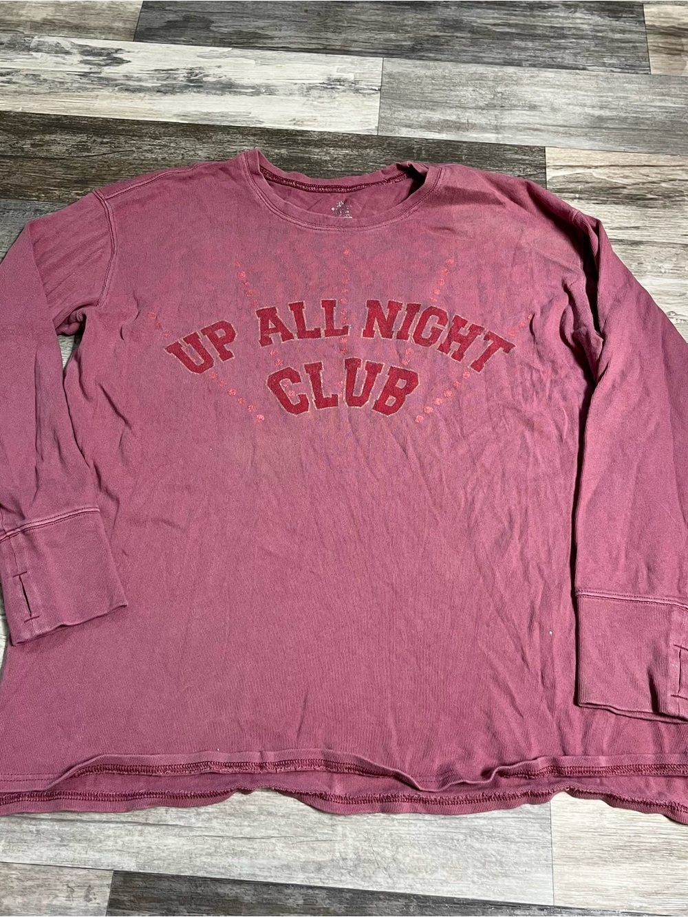 Offline by aerie pink ‘Up All Night’ club long sleeve
